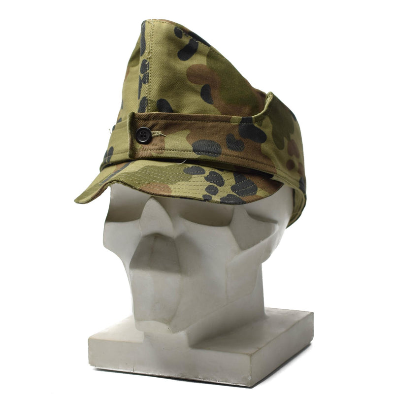 Genuino ejército rumano Capitán M93 Combat Bdu Hat Camo Leaf Militara NUEVO