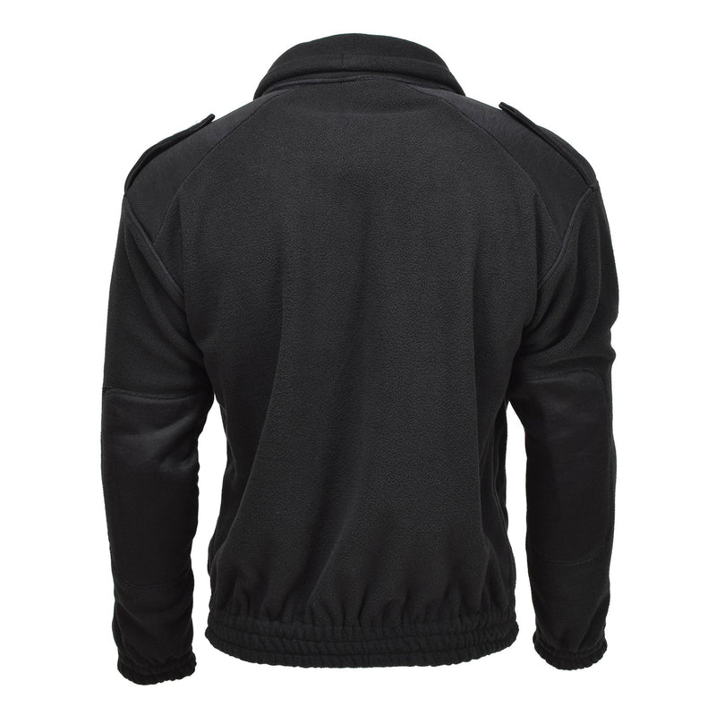 Mil-Tec Ejército Faneque de vellón Jacket de clima frío Sweater Sweater Negro