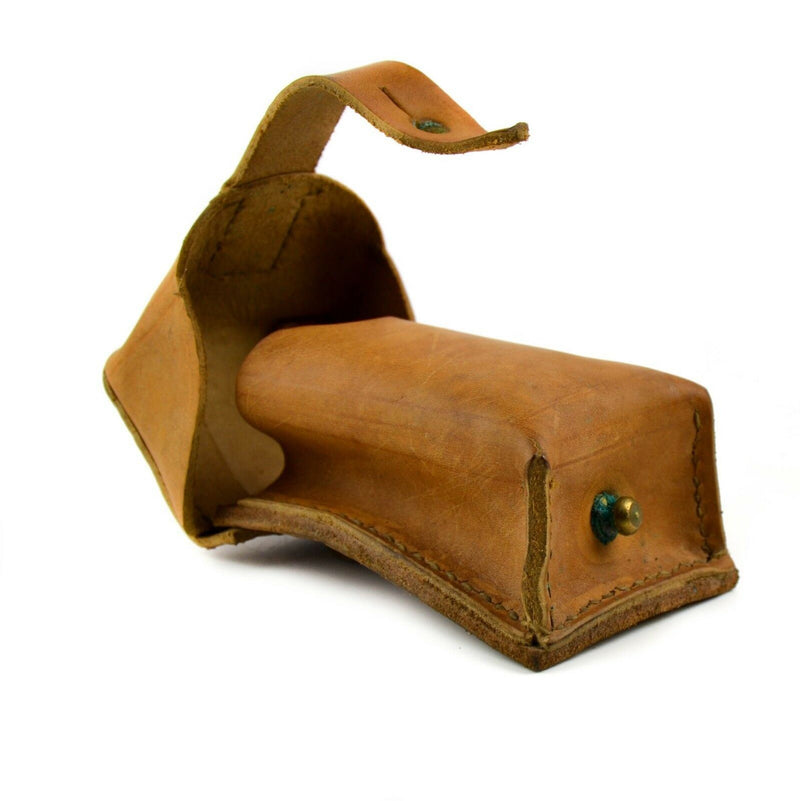 Original checo serbio serbio ejército yugoslava de cuero marrón munición magic