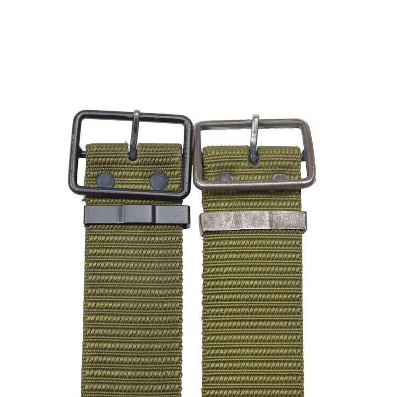 Original de cinturón militar checo lienzo táctico táctico hebilla espina cz excedente del ejército