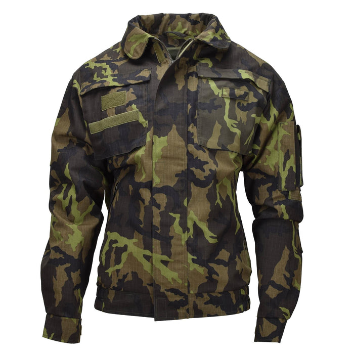 Chaqueta de combate militar checa original polialgodón VZ95 camuflaje