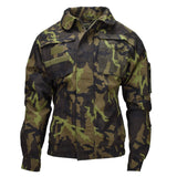 Chaqueta de combate militar checa original polialgodón VZ95 camuflaje