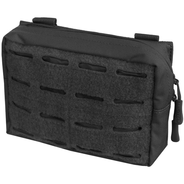 MIL-TEC Táctica Táctica Corte de láser Corte Polla Molle Tipo de cinta negra Bag Pequeña