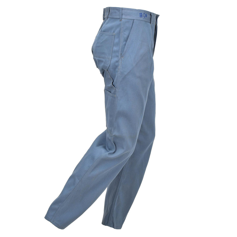 Pantalones militares daneses originales Pantalones informales del ejército del ejército Dinamarca Azules nuevos