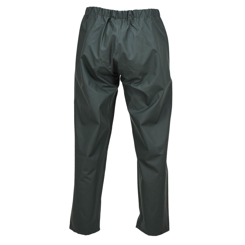 Pantalones de clima húmedo militar genuino belga Pantalones de oliva al aire libre NUEVO