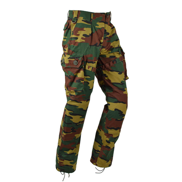 Tacgear Brand Bélgica Estilo del ejército CARGO CARGO Pantalones de combate Jigsaw Ripstop