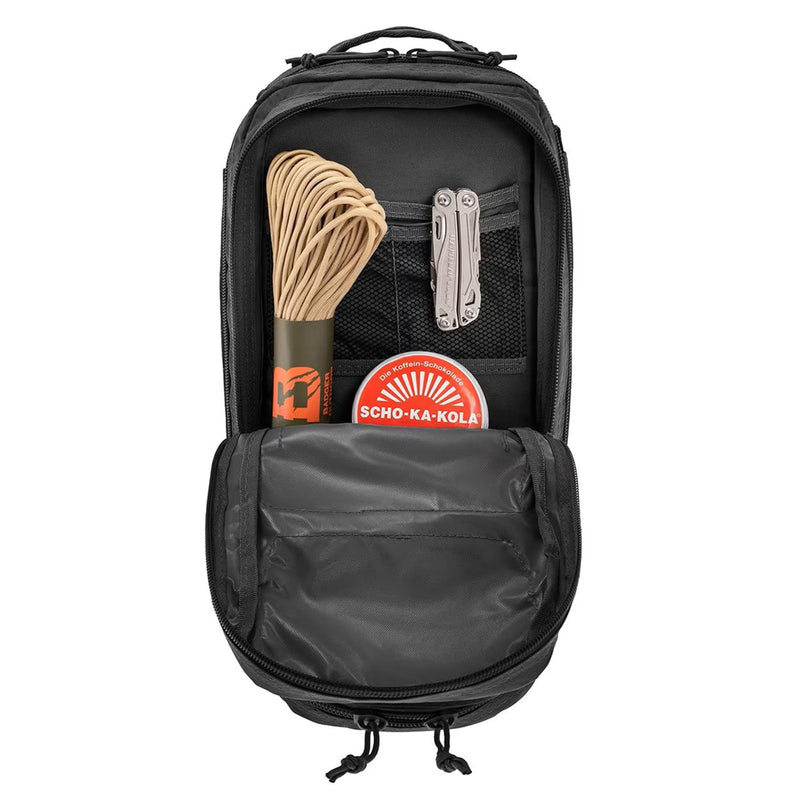 MIL-TEC Estilo de asalto de EE. UU. 20L Tactical Daypack Outdoor Camping Black Backpack