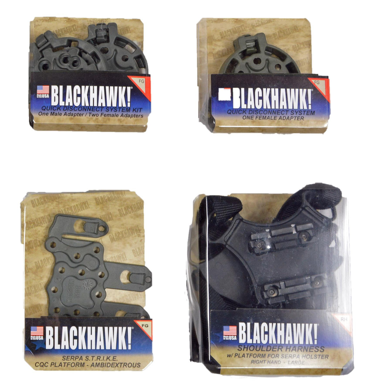 Juego de fundas para pistola militar original de EE. UU. Blackhawk SERPA LV3 Beretta Foliage