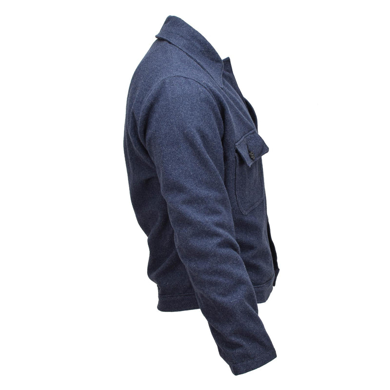 Original italiano ejército italiano chaqueta ike chaqueta blusa de lana chaqueta uniforme azul