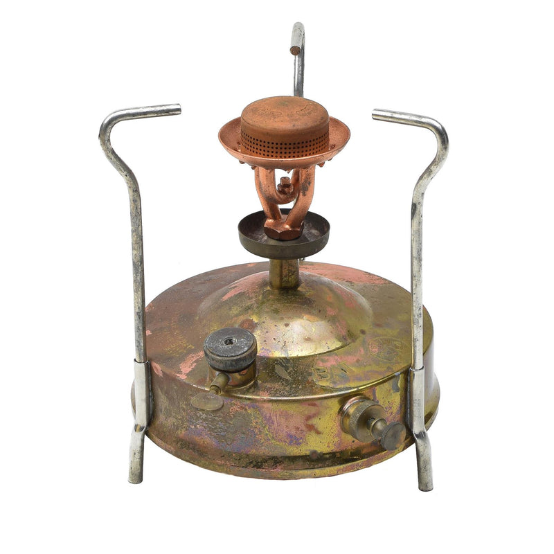 Estufa de campamento de meva checo militar checo juego de combustible líquido vintage nuevo