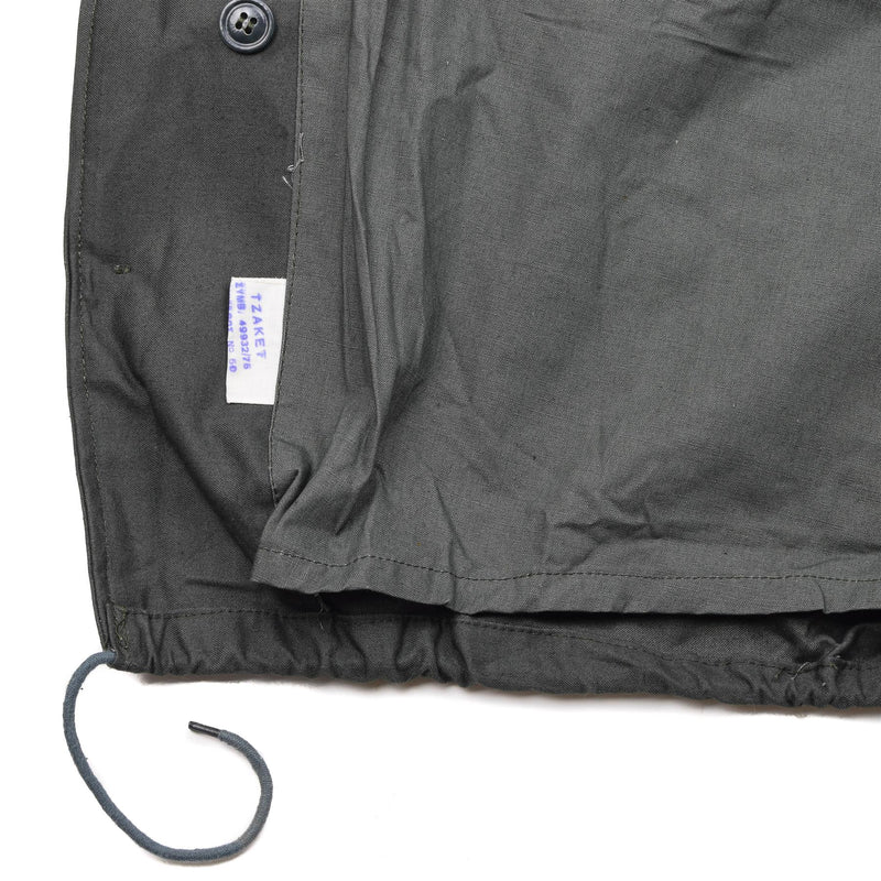 Genuino ejército griego M65 Jacket sin frase Trabajo gris uniforme Excedente militar NUEVO