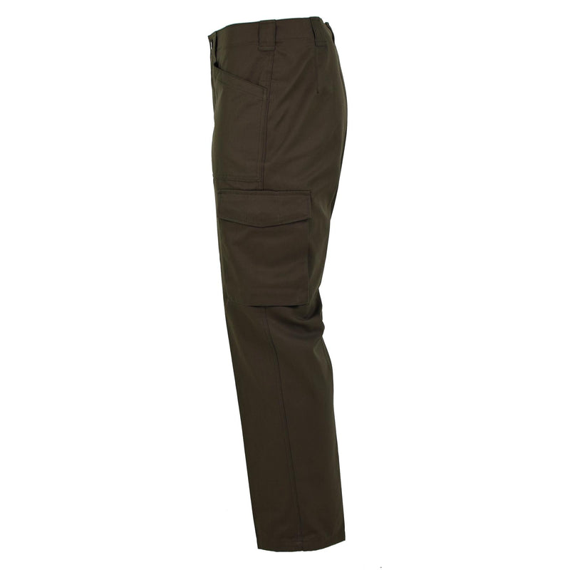 Pantalones del ejército austriaco original BDU Combate Field Tropas pantalones OD Tipo 75 Nuevo