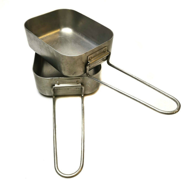 Original del ejército holandés Mess de aluminio Tins Mess Kit Cooker Military Bushcraft Gear