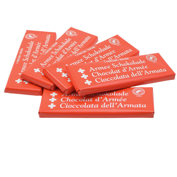 Barra de chocolate militar suiza original raciones de emergencia