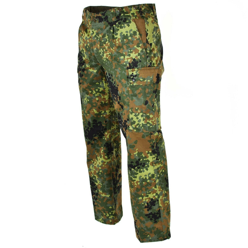 Problema genuino del ejército alemán Pantalones Flecktarn Combat Camufas Bw pantalones Nuevos
