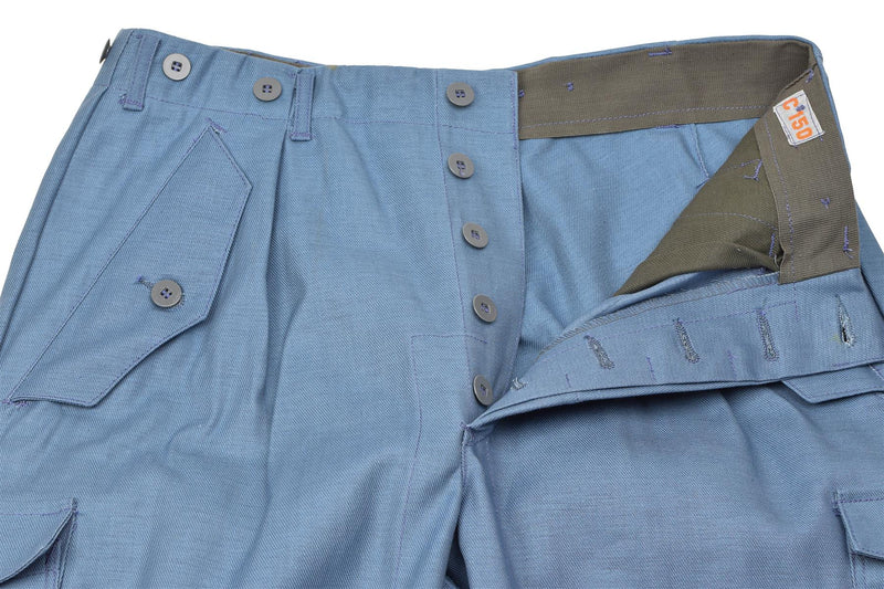 Pantalones de trabajo militar sueco genuino M59 Cargo Reforzados Pantalones de trabajo NUEVO
