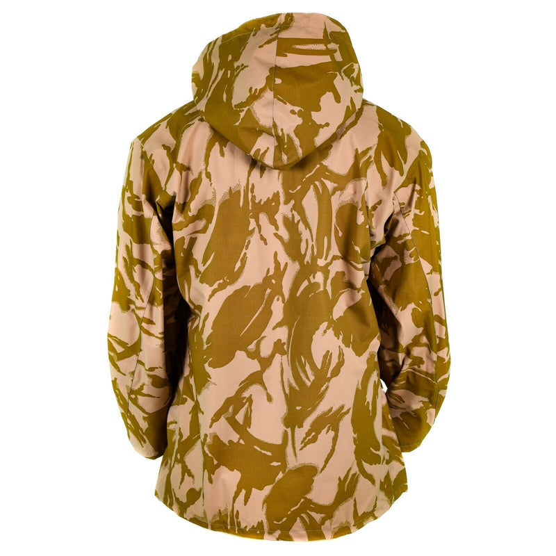 Genú de la chaqueta de combate del ejército británico CAMO DESERT MVP GORETEX RAVER IMPRESIÓN NUEVO
