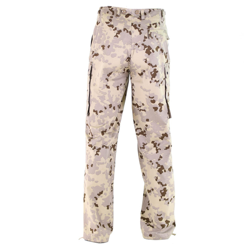 Genuino emisión del ejército alemán Pantalones de camuflaje de camuflaje de camuflaje de campos de campo Tropical NUEVO