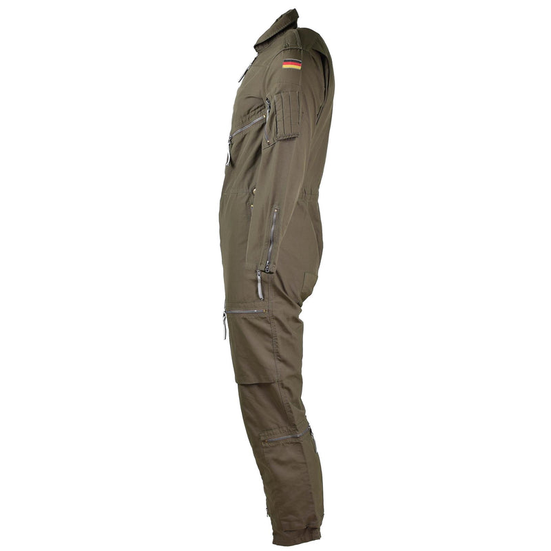 Genuino ejército alemán Olive OD Traje general Combate Combate Boiler Coverall Jumpsuit Aramid
