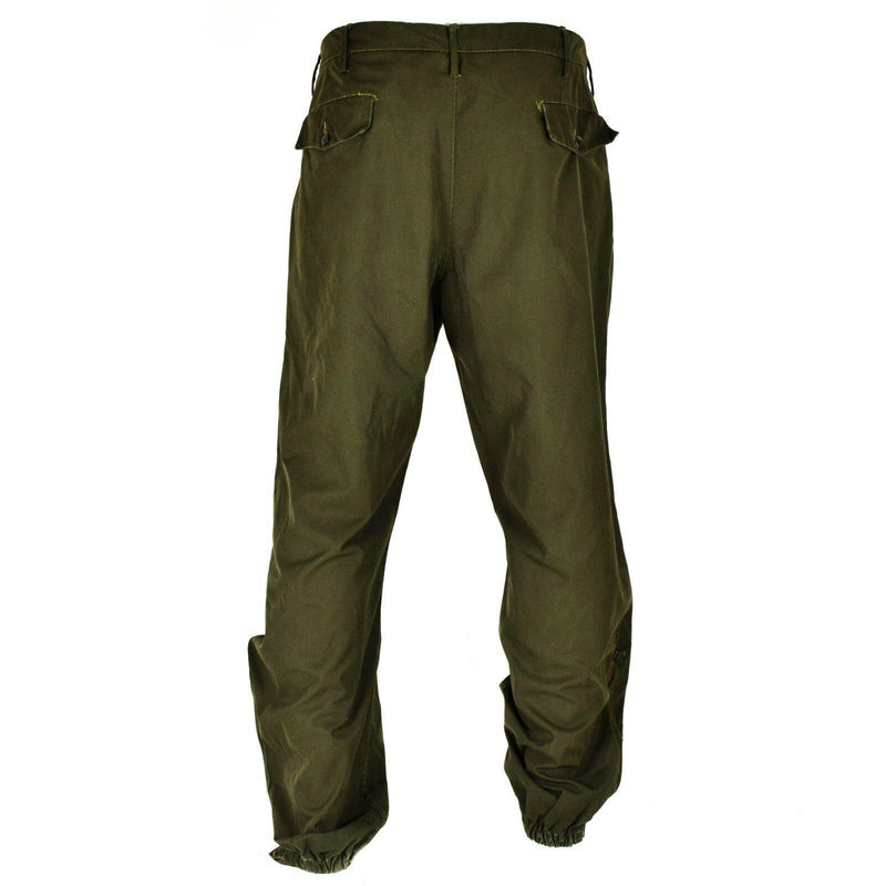 Genuinos pantalones del ejército italiano Pantalones militares Combate de campo O.D Olive