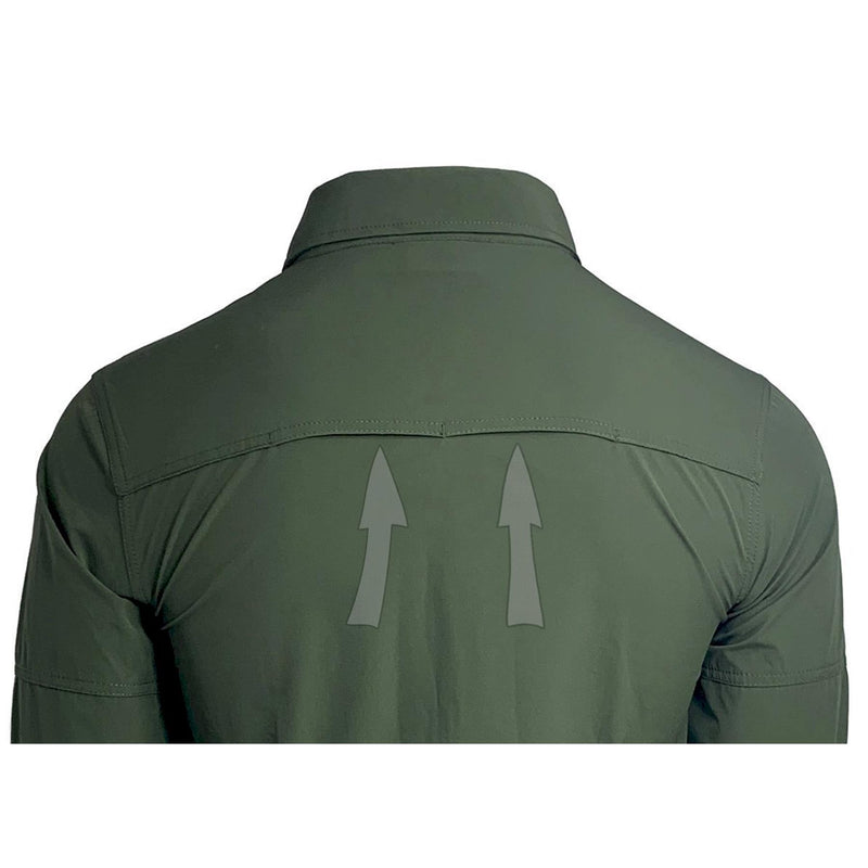Camisa militar de manga larga de Texar Fit Slim Garming Classic Camisetas del ejército