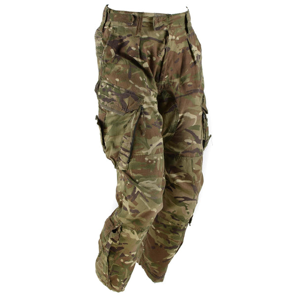 Pantalones de camuflaje MTP del ejército británico original Combate BDU Tropas FR Fire Retardante Aircregrilla