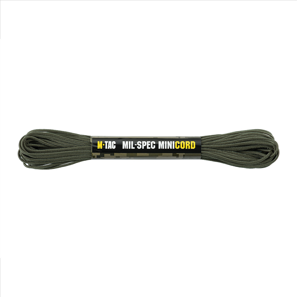 M-TAC Minicord Paracord 2,2 mm 15 m Cable utilitario de nailon MIL-SPEC para exteriores