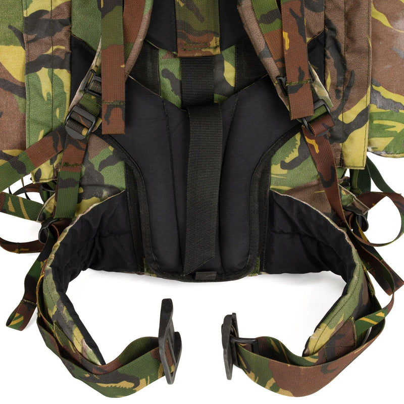 Genuine holandés mochila del ejército DPM Combate de bosque mochila 60L Tactical Daypack