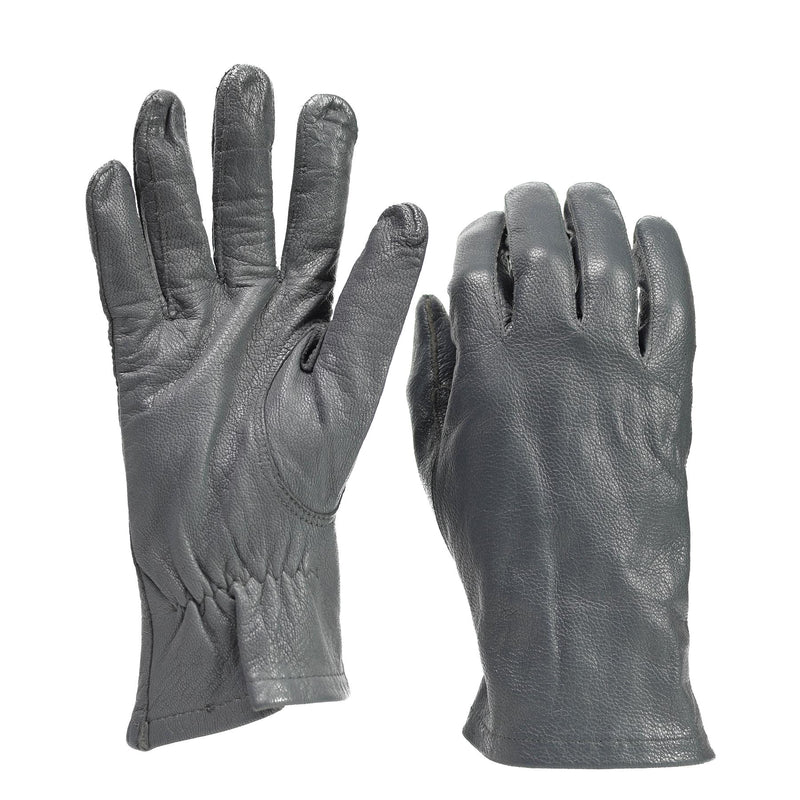 Guantes de cuero del ejército de Alemania Original Guantes grises Tácticos Tactical Surfall Problema