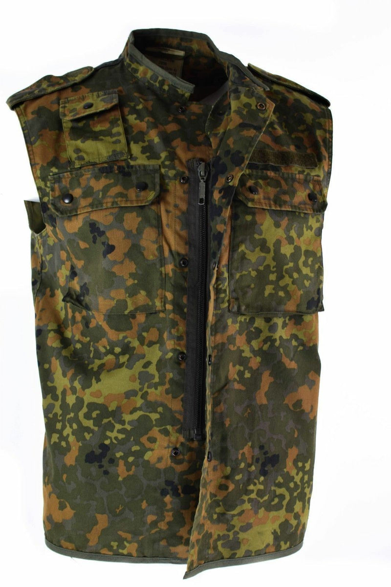 Chaleco del ejército alemán original creció a Flecktarn Camo Combate táctico BW Ejército