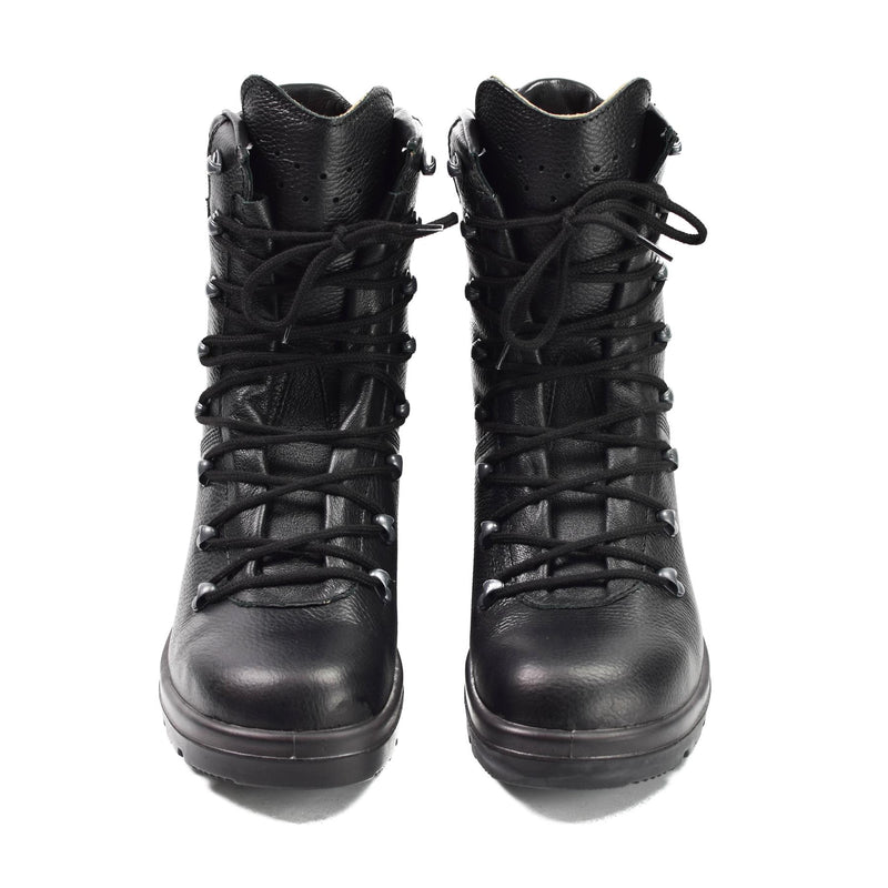 Original Alemania Botas del ejército de la Alemania Campo de cuero negro BDU Combat BW Problema militar nuevo
