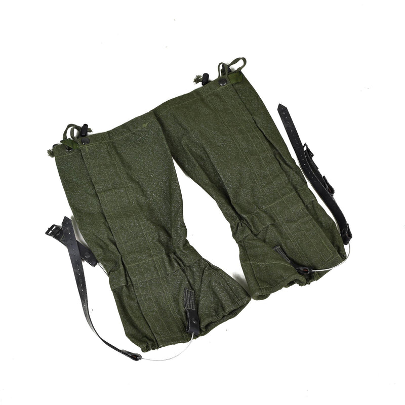 Gaiters del ejército británico genuino lienzo Od oliva excedente militar Combat nuevo