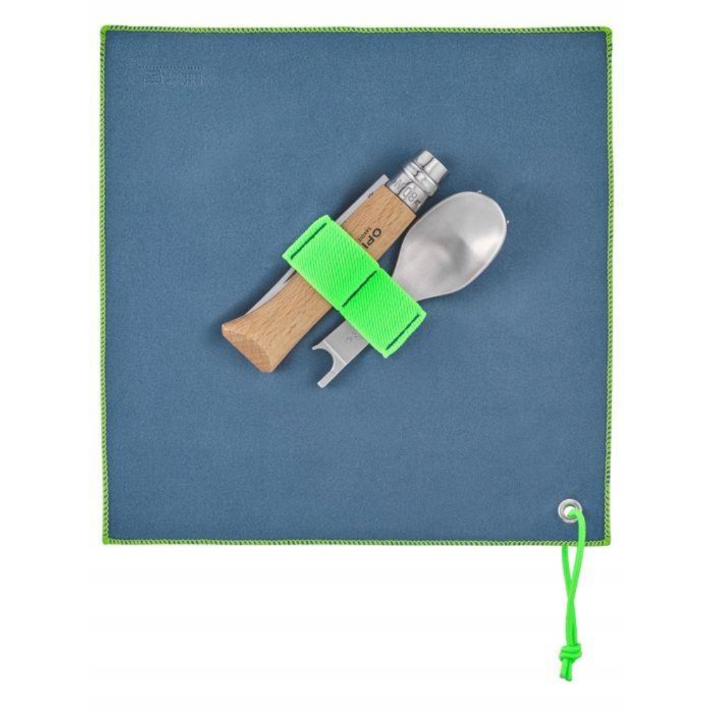 Opinel Picnic+ N°08 Juego de Cubiertos Cuchillo Plegable Cuchara Tenedor Camping Haya