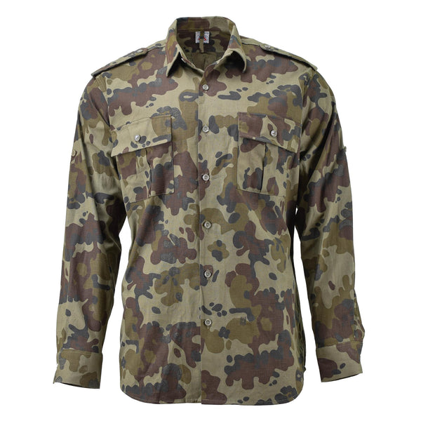 Camisas militares rumanas originales Uniformes de campo liviano M94 Mozaic Camo