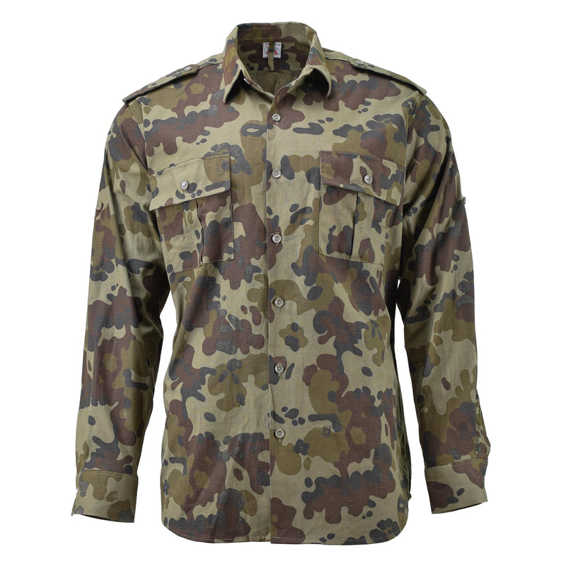 Camisas militares rumanas originales Uniformes de campo liviano M94 Mozaic Camo