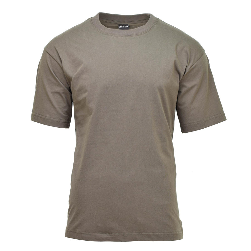 MFH Camiseta de estilo militar de EE. UU. Oliva de camiseta de verano ligera de verano transpirable