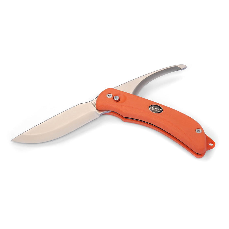 Cuchillo de pescador sueco de Eka G3 Guit Hook 59 Hrc de acero Blade Orange Proflex Many