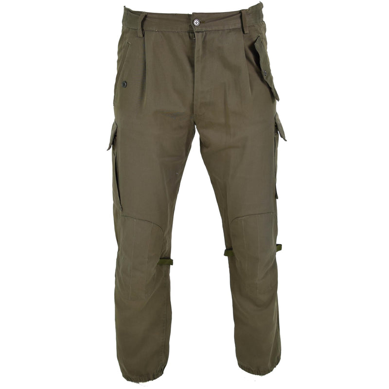 Pantalones de combate del ejército italiano original BDU Field Tropa Trabajo Uniforme Pantalones OD