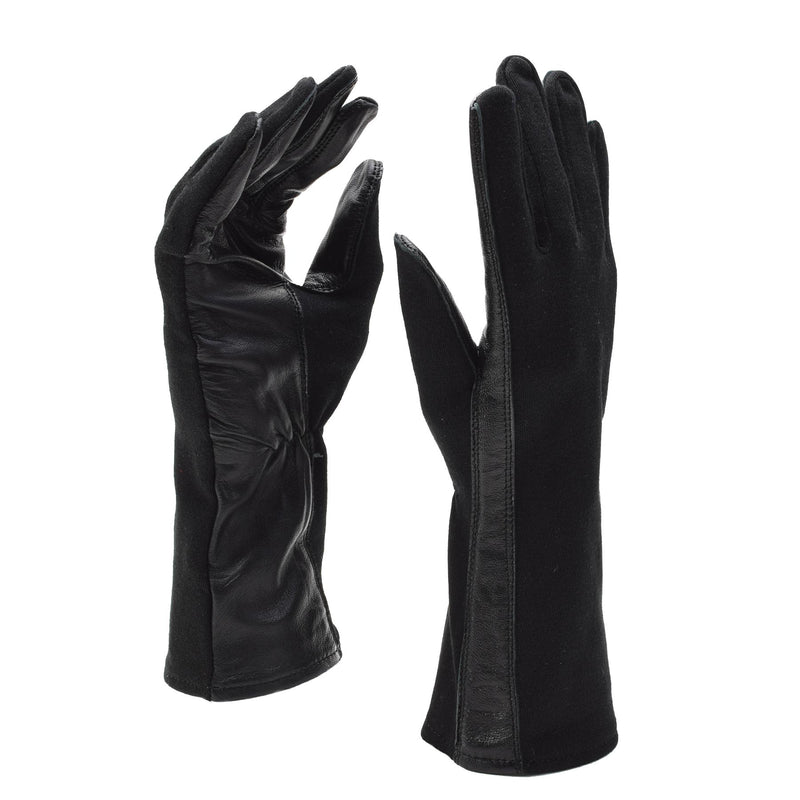 Guantes de cuero de piloto militar holandés originales Aramid resistente al calor más cálido