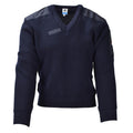 Original holandés militar azul suéter jersey de lana bodywarmer manga larga NUEVO