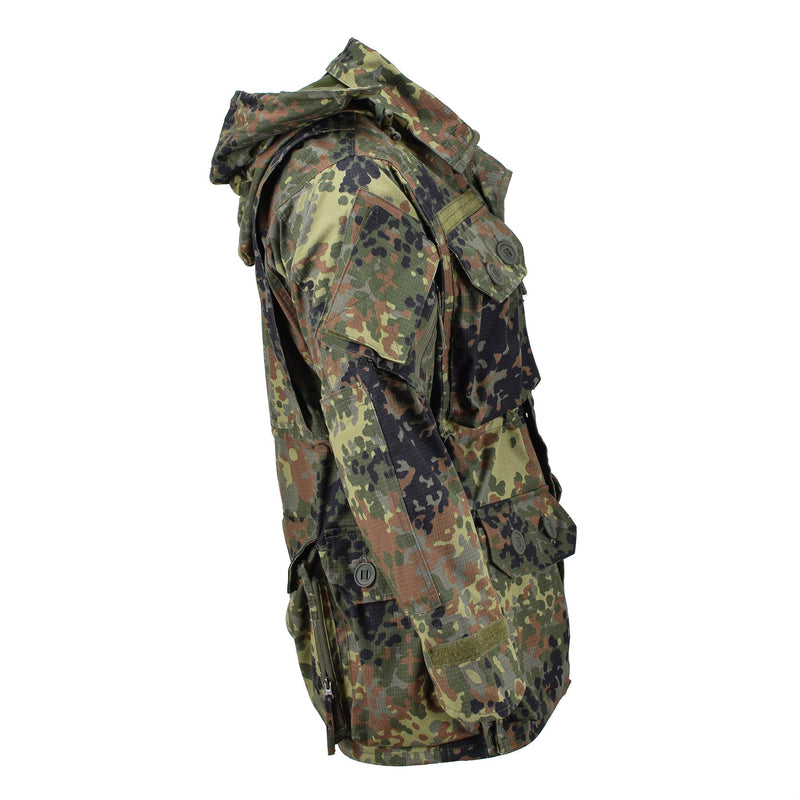 Tacgear Brand Military Style Commando Smock Jacket Full-Zip Ripstop Flecktran