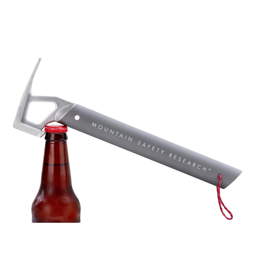 MSR Martillo de estaca Extractor de clavijas para tienda Abridor de botellas de acero inoxidable Camping Gris