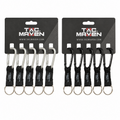 TAC MAVEN Mosquetones de aluminio de 6 mm, paquete de 5 clips para llaves para exteriores, equipo para acampar