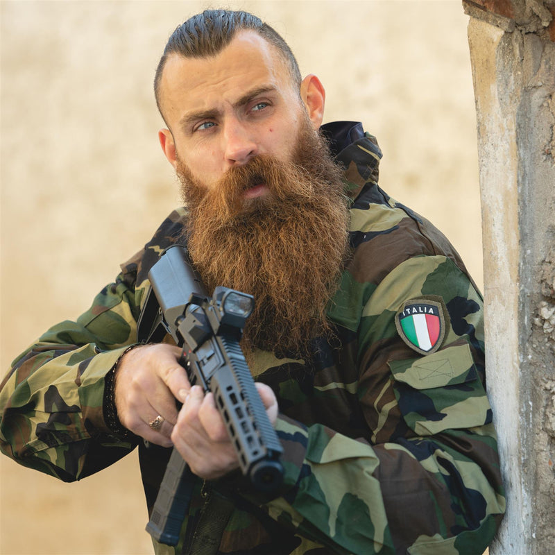 Chaqueta de combate militar de Italia original Italia de combate liviano Camufaporito Ejército Surfplus nuevo