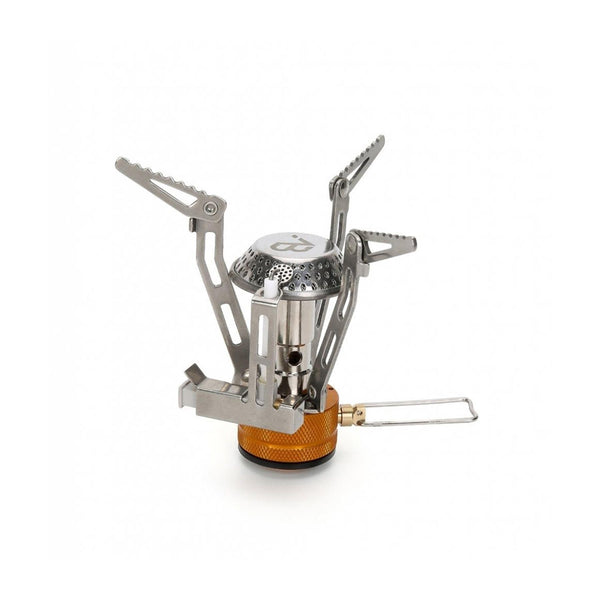 A.Blochl Portable Camping Gas Quemador Estufa Piezo Piezo Ignition Titanium NUEVO