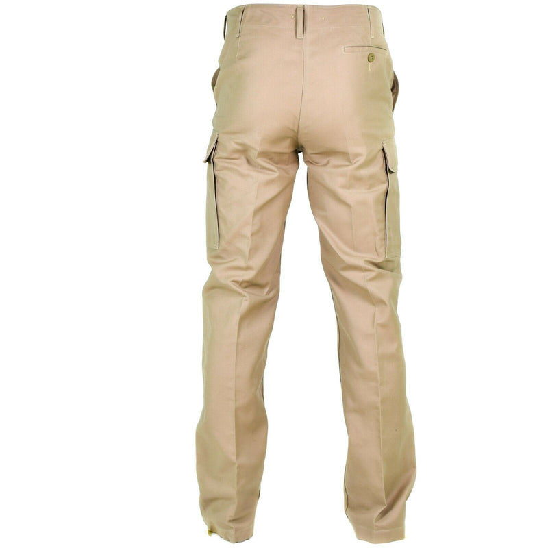 El verdadero ejército alemán emite pantalones de piel de piel de campo combate de pantalones bw caki nuevos