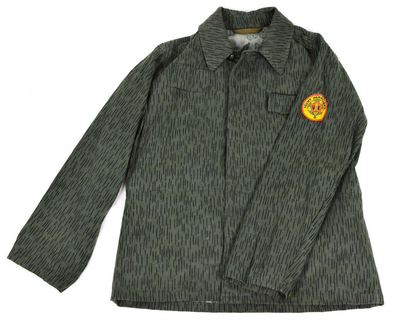 Combate militar del ejército checo original M60 Jacket de campo Parka Drop de lluvia Camuflaje