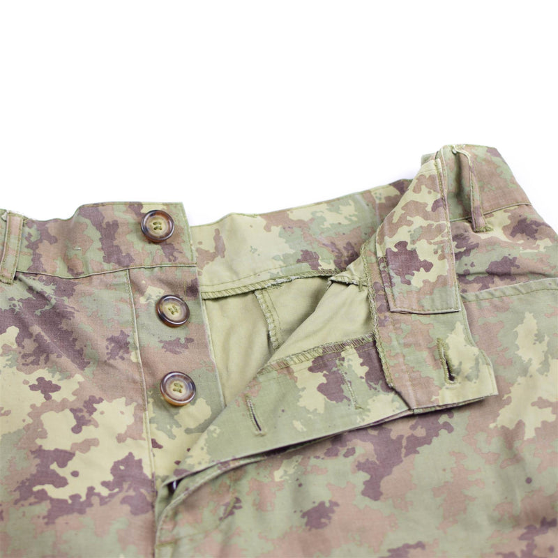 Genuino ejército italiano Rip Detenga Desert Vegetato Pantalones de camuflaje Combate Campo de campo