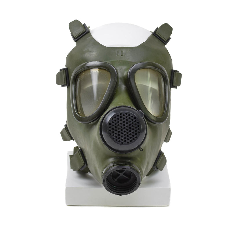 Máscara de gas rumana M74 Full Full Full NBC Respirator Vintage Olive Military Excedente
