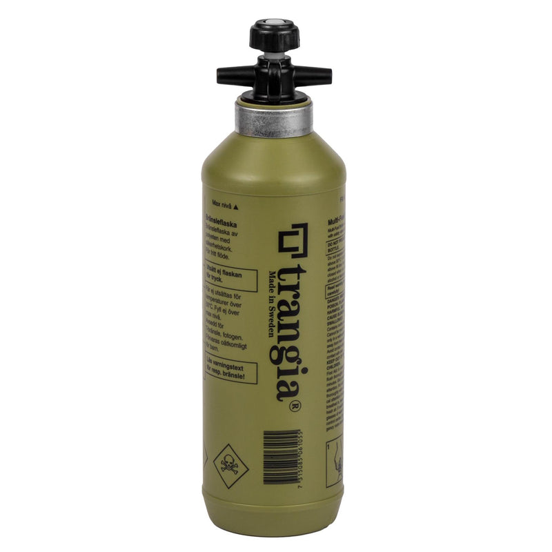 Botella de combustible líquido de Trangia Quemador de gasolina de polietileno Oliva de senderismo al aire libre